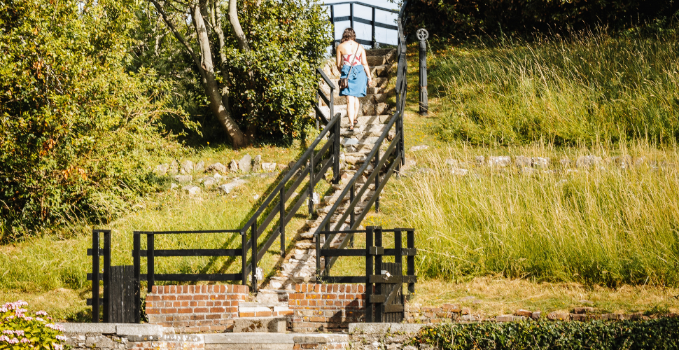 Waterfront walkway